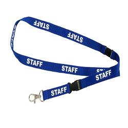 Preprinted Staff Safety Lanyard