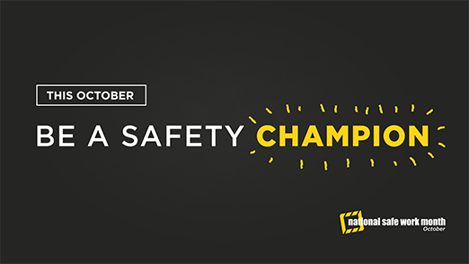 be a safety champion this hs month