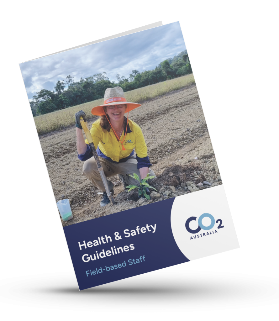 A photo of a Health and Safety Brochure that Consultants and marketing team at Action OHS Consulting designed for a client.