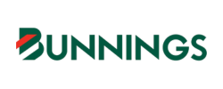 A logo of our client Bunnings Australia in the Retail Industry