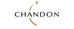 A logo of our client Chandon Sparkling Wine in the beverage industry