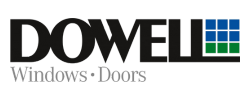 A logo of our client Dowell Windows in the construction industry